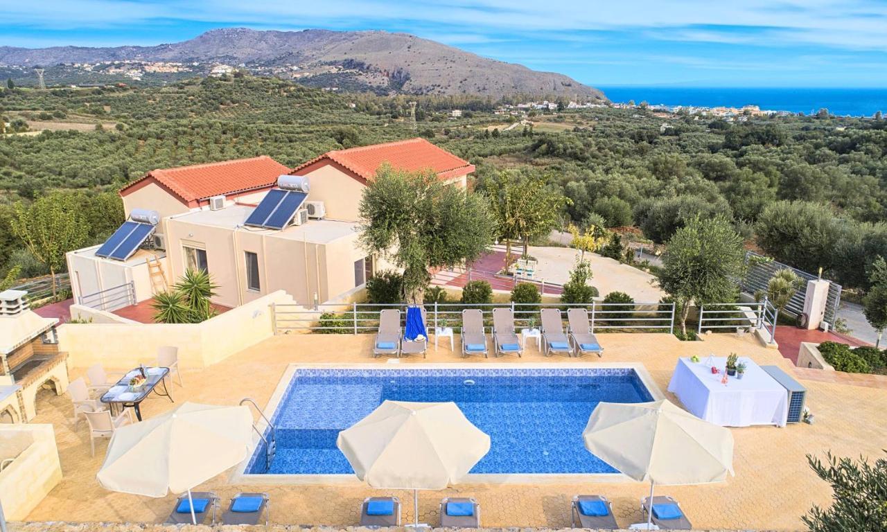 Aqua Blue Villas With Heated Pool Mathés Zewnętrze zdjęcie